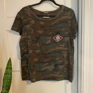 Relaxed fit camo shirt